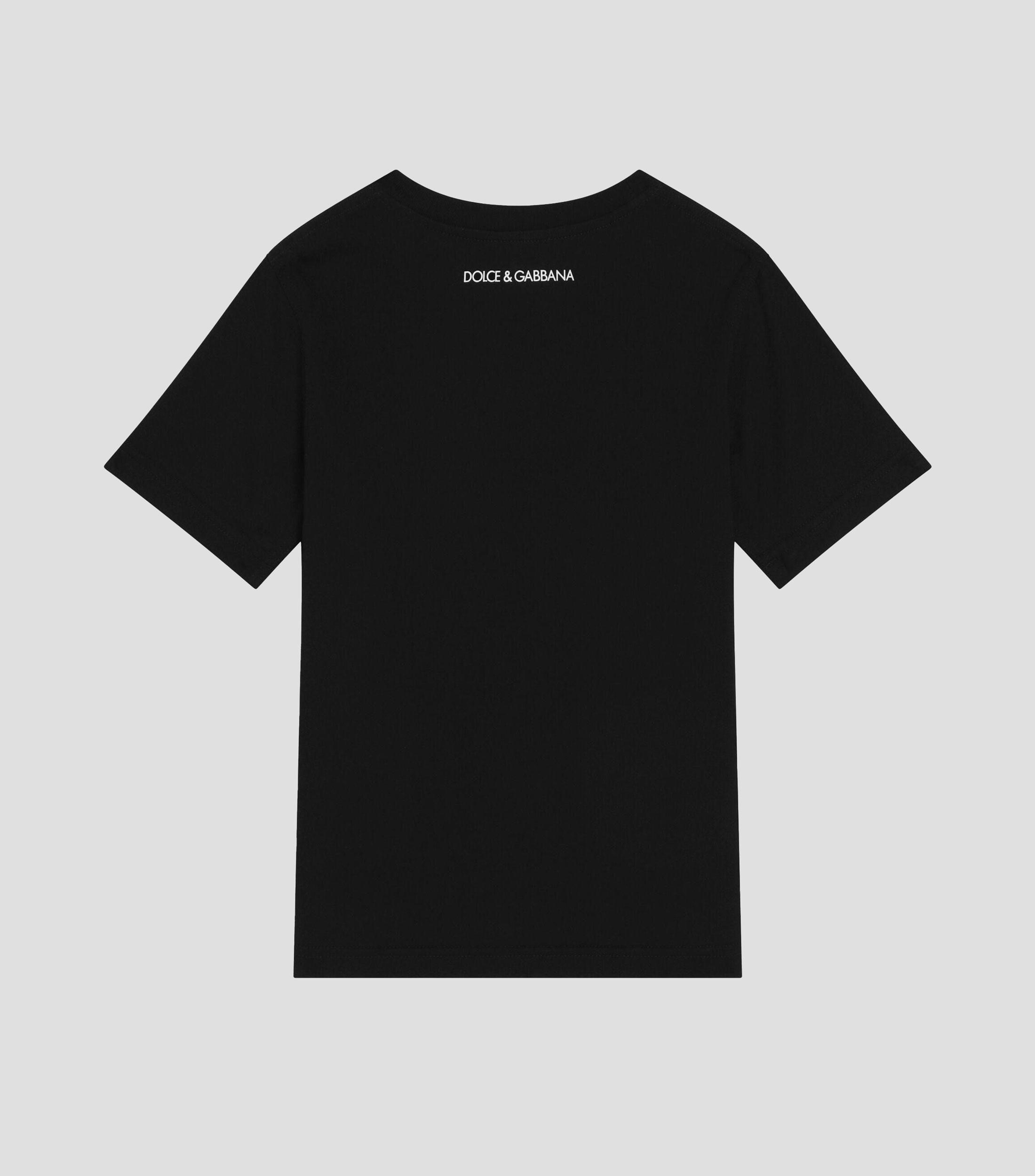Playera cuello redondo manga corta DNA estampada Niña